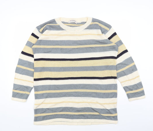 Womens UK Size M Richards Multicoloured Pullover Jumper