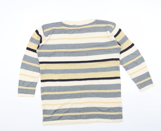 Womens UK Size M Richards Multicoloured Pullover Jumper