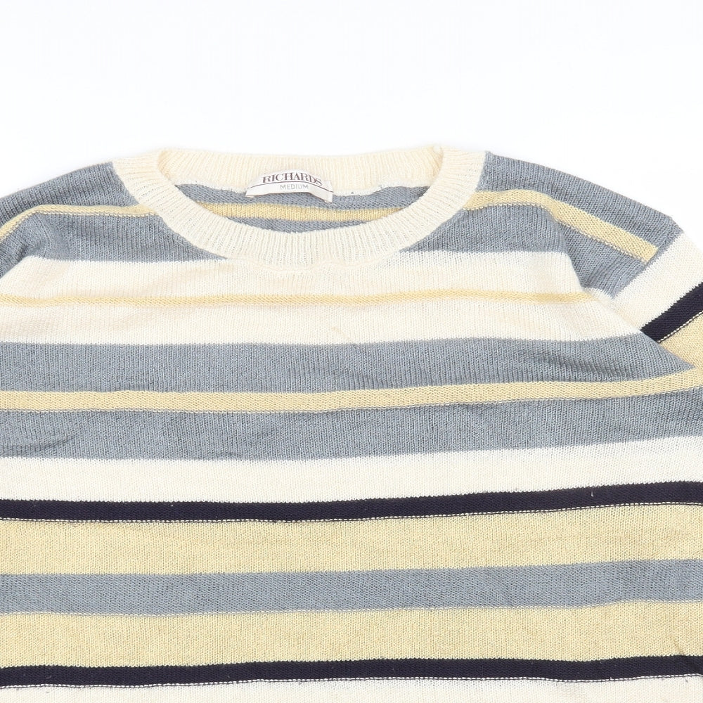 Womens UK Size M Richards Multicoloured Pullover Jumper