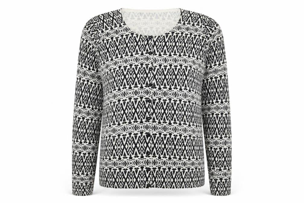 Womens UK Size L Marks and Spencer White Cardigan Jumper