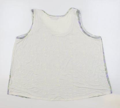 Womens UK Size 20 Marks and Spencer Multicoloured Basic Tank