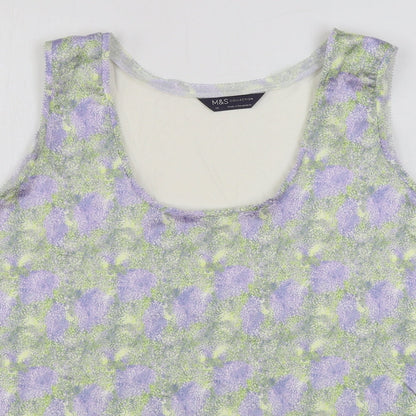 Womens UK Size 20 Marks and Spencer Multicoloured Basic Tank