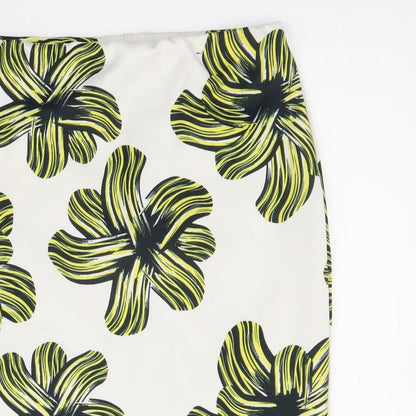 Atmosphere Womens Multicoloured Geometric Polyester Straight & Pencil Skirt Size 10