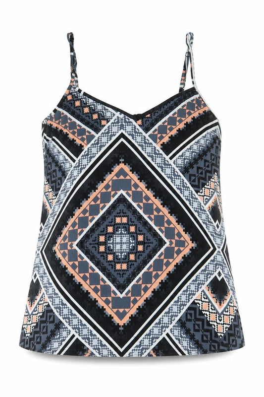 Womens UK Size 10 Miss Selfridge Multicoloured Camisole Blouse
