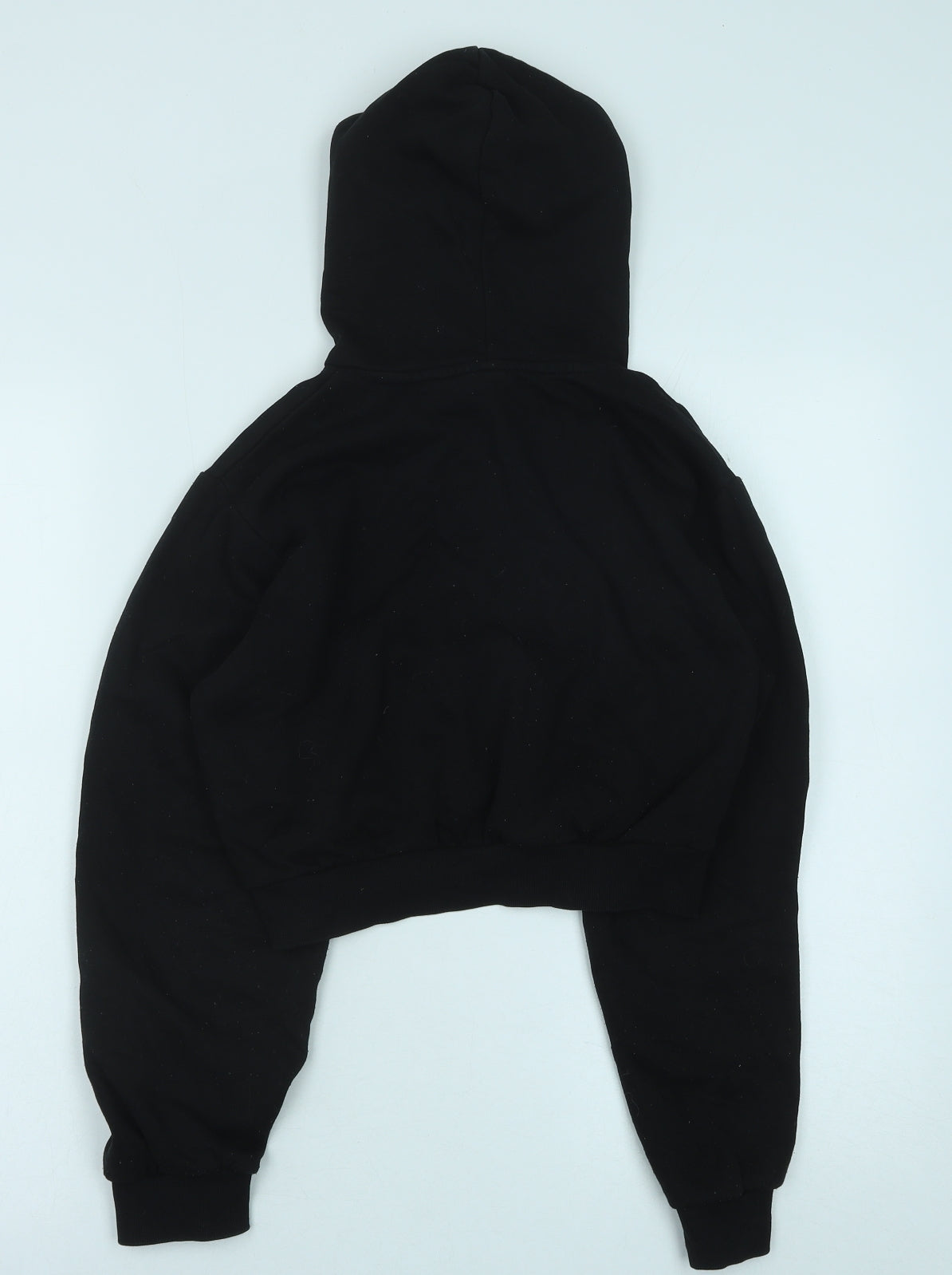 H&M Womens Black Cotton Pullover Hoodie Size XS Pullover - Angel Girl