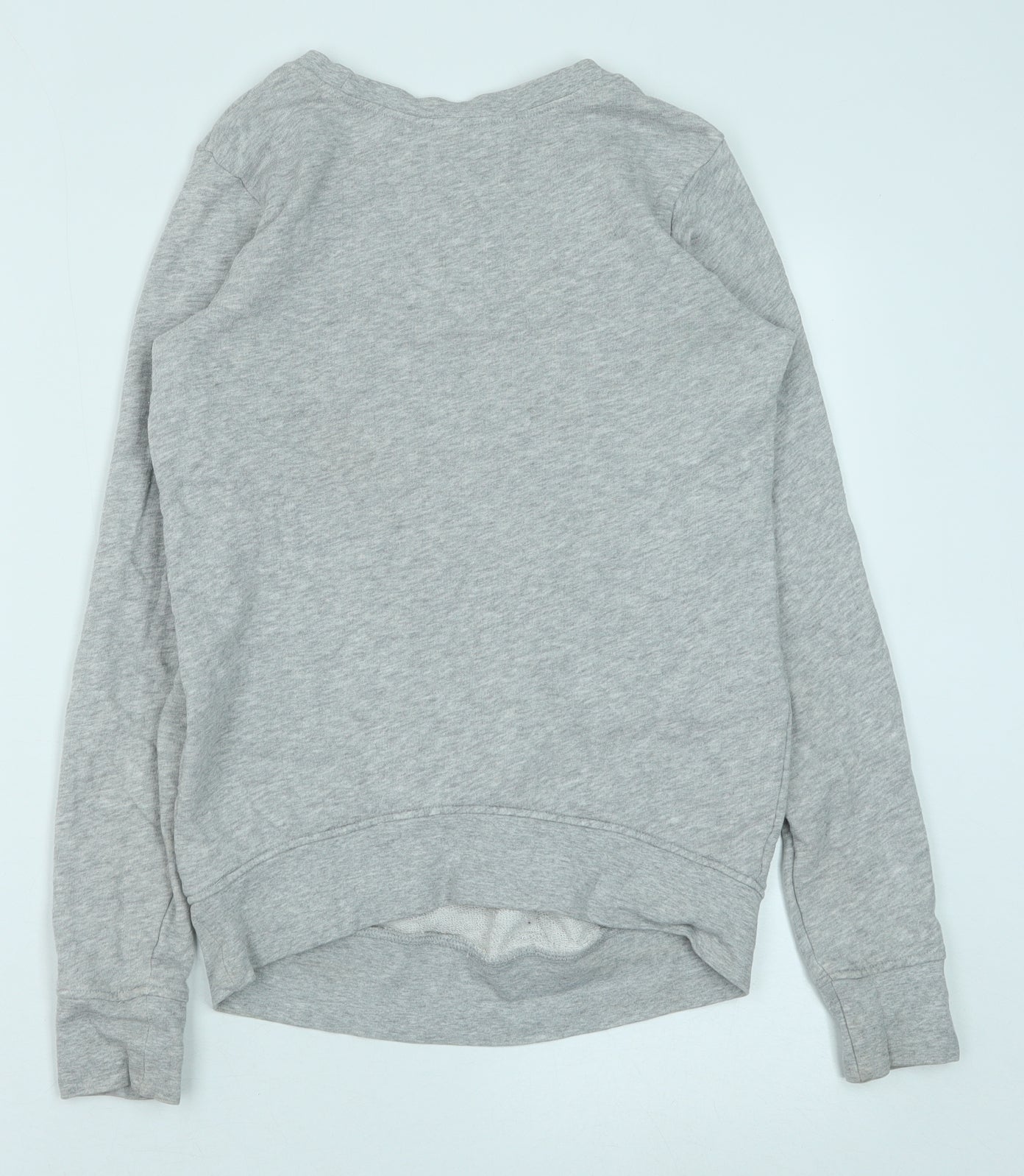 H&M Womens Grey Cotton Pullover Sweatshirt Size S Pullover - Heart