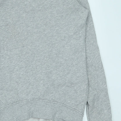 H&M Womens Grey Cotton Pullover Sweatshirt Size S Pullover - Heart