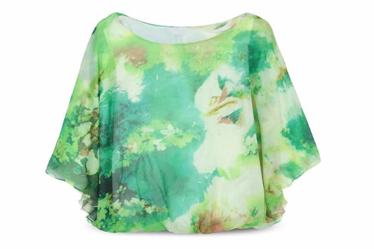 Womens UK Size M Klass Green Basic Blouse