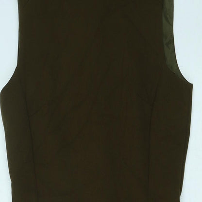 French Connection Womens Brown Polyester A-Line Size 10 Round Neck Pullover