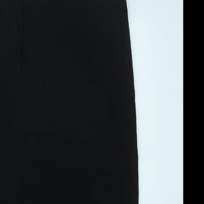 George Womens Black Polyester Straight & Pencil Skirt Size 10