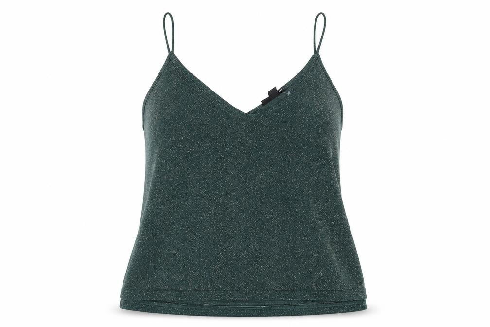 Womens UK Size 10 Topshop Green Camisole Tank