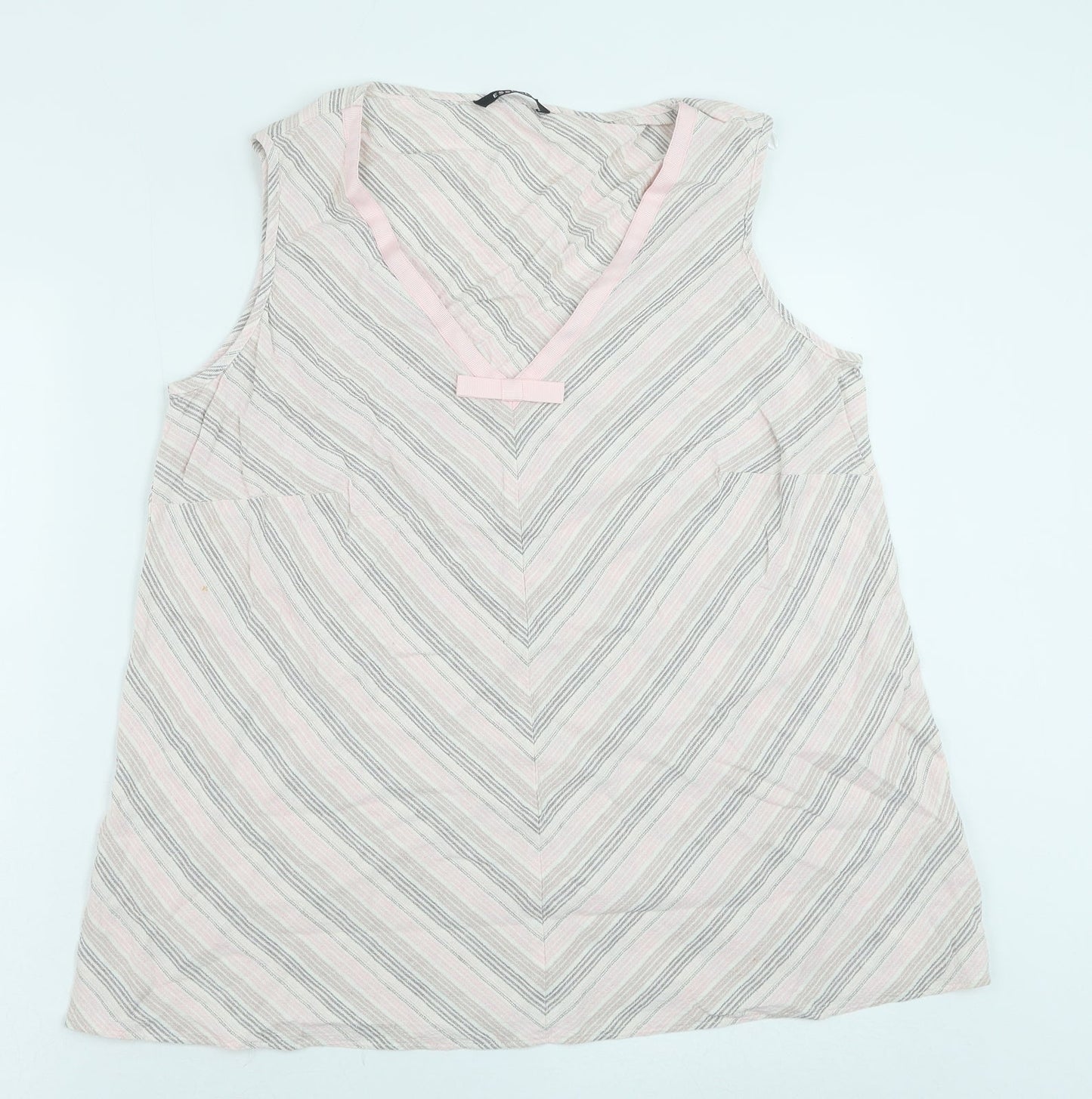 Womens UK Size 18 essence Pink Basic Blouse