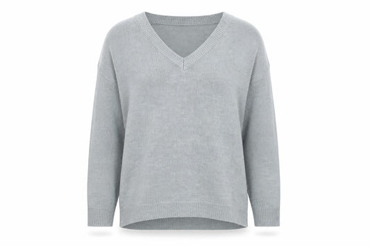 Womens UK Size 12 Onfire Grey Pullover Jumper