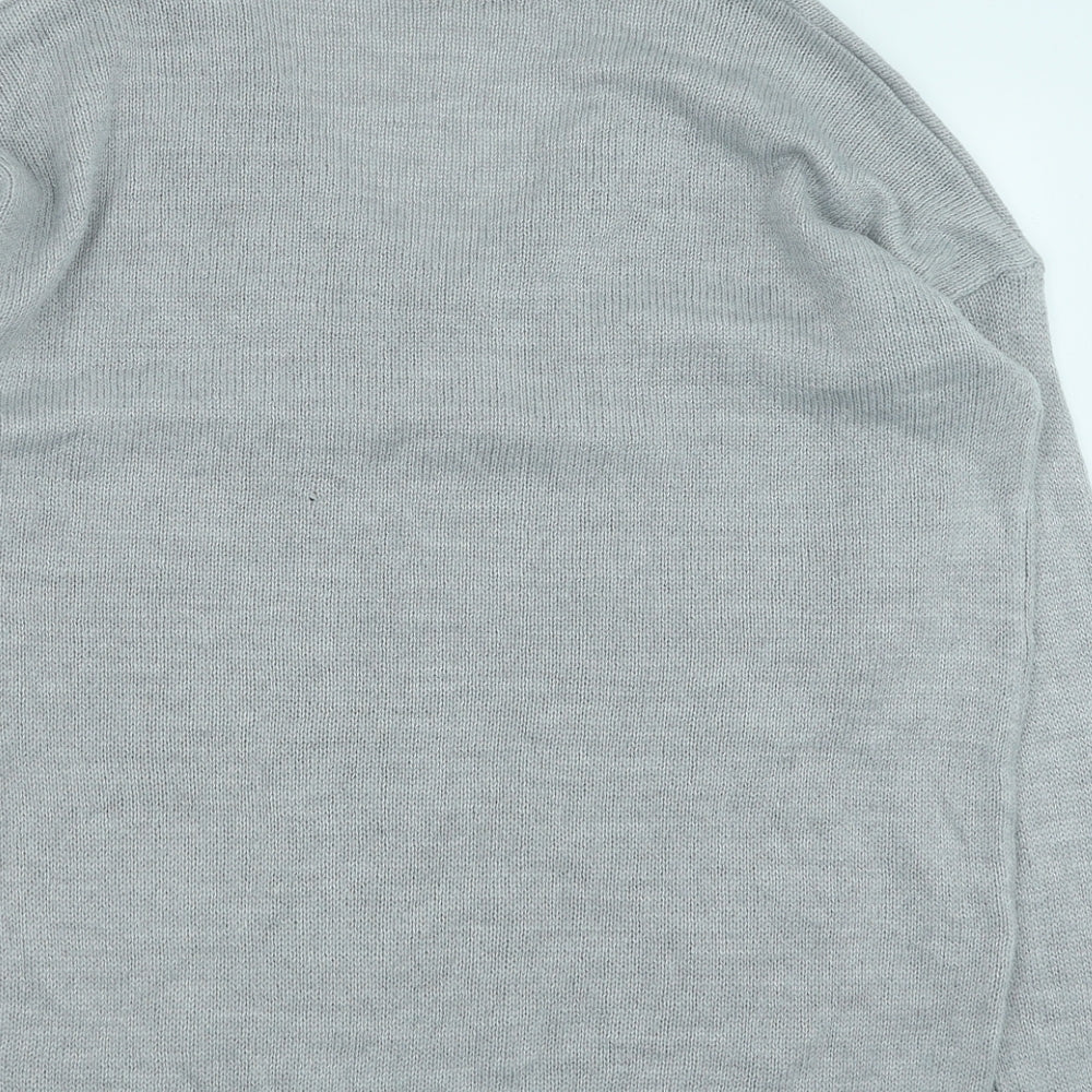 Womens UK Size 12 Onfire Grey Pullover Jumper