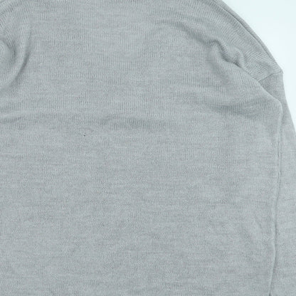 Womens UK Size 12 Onfire Grey Pullover Jumper