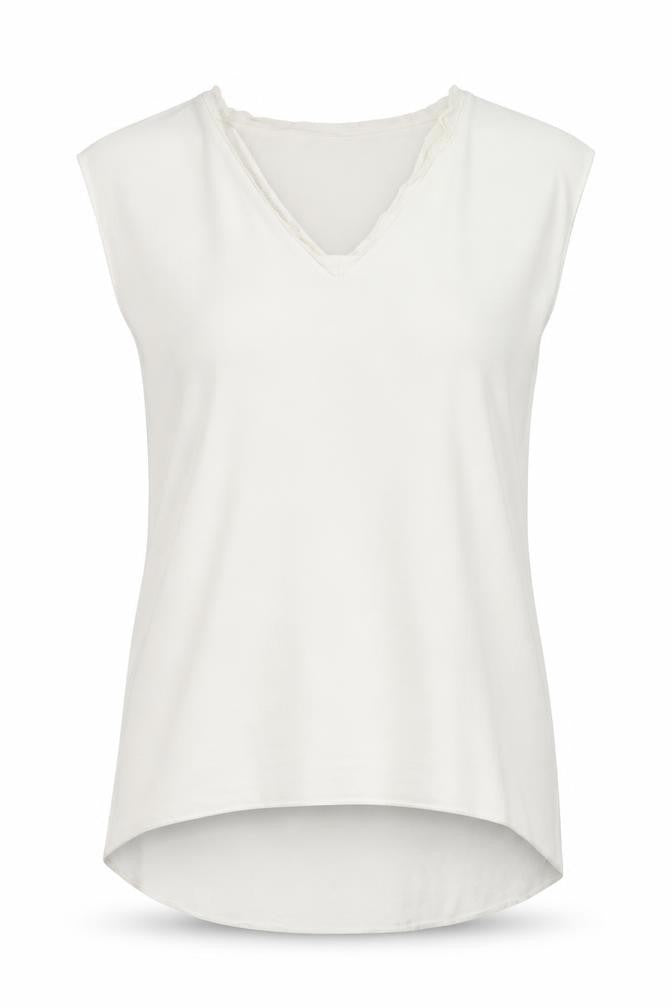Womens UK Size S Wallis White Basic Tank