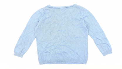 Womens UK Size S FOREVER 21 Blue Pullover Jumper