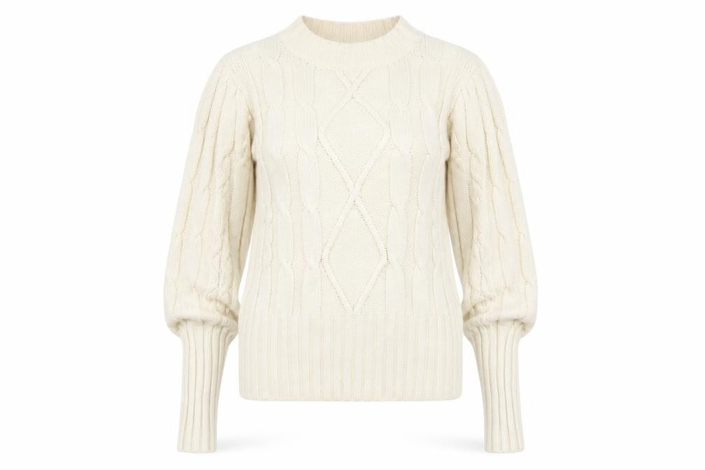 Womens UK Size M Rachel Zoe Beige Pullover Jumper