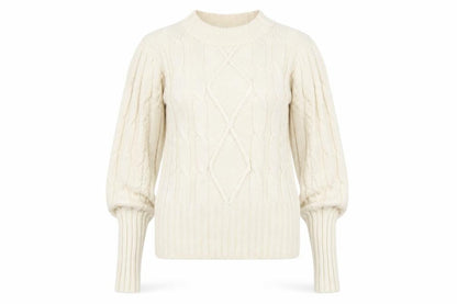 Womens UK Size M Rachel Zoe Beige Pullover Jumper