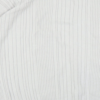 Springfield Mens Grey Crew Neck Acrylic Pullover Jumper Size S