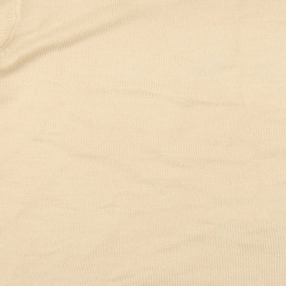 Womens UK Size L Jan Eva Beige Pullover Jumper