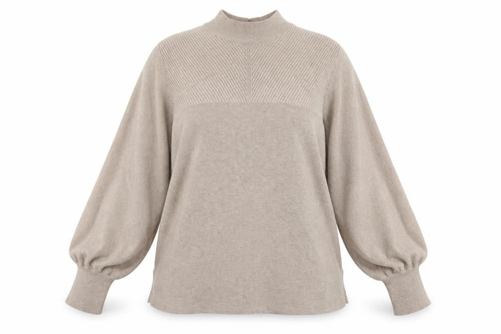 Womens UK Size XL Marks and Spencer Beige Pullover Jumper