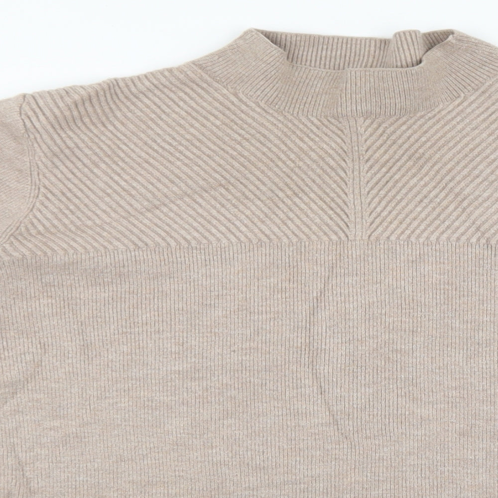 Womens UK Size XL Marks and Spencer Beige Pullover Jumper