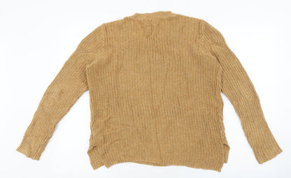 Womens UK Size M H&M Brown Pullover Jumper