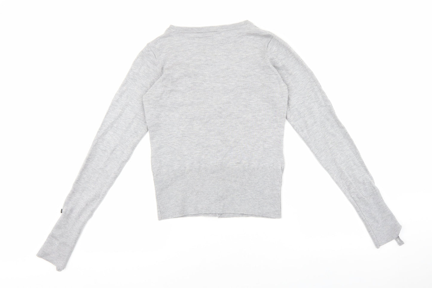 Womens UK Size S woolworths Grey Cardigan Jumper