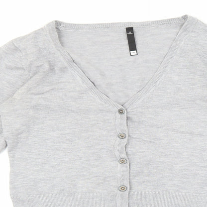 Womens UK Size S woolworths Grey Cardigan Jumper
