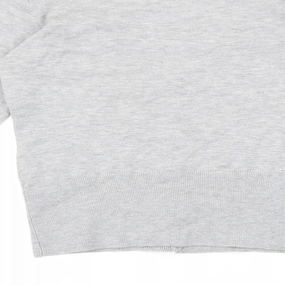 Womens UK Size S woolworths Grey Cardigan Jumper