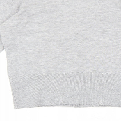 Womens UK Size S woolworths Grey Cardigan Jumper