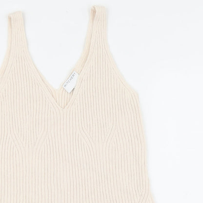 Womens UK Size S Witchery Beige Pullover Jumper