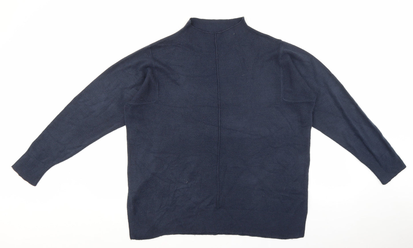 Womens UK Size L Marks and Spencer Blue Pullover Jumper