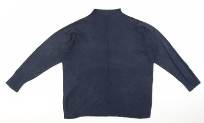 Womens UK Size L Marks and Spencer Blue Pullover Jumper