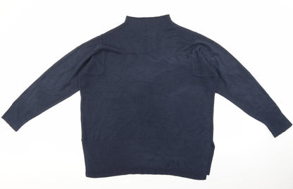 Womens UK Size L Marks and Spencer Blue Pullover Jumper