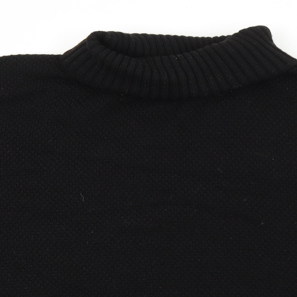 Womens UK Size S PRETTYLITTLETHING Black Pullover Jumper