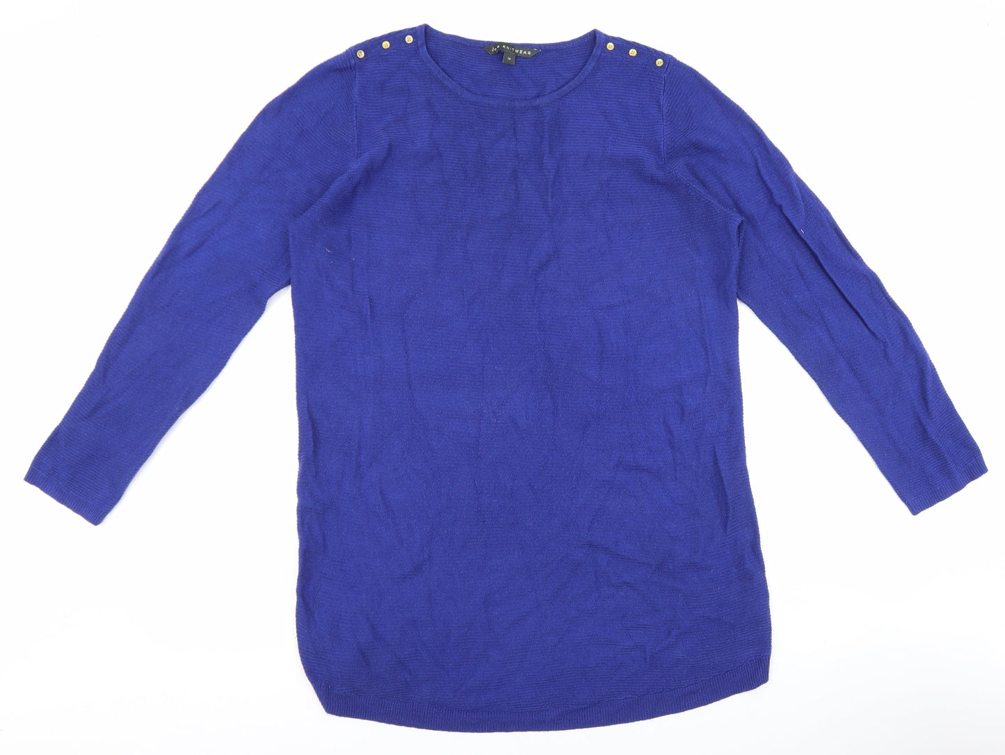 Womens UK Size 14 love knitwear Blue Pullover Jumper