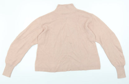 Womens UK Size 10 Topshop Pink Pullover Jumper