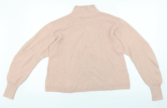 Womens UK Size 10 Topshop Pink Pullover Jumper