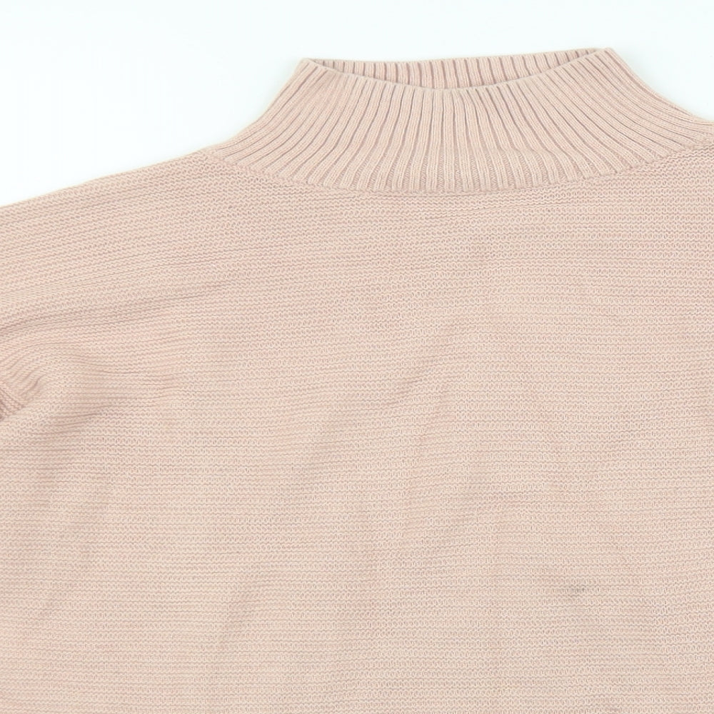 Womens UK Size 10 Topshop Pink Pullover Jumper