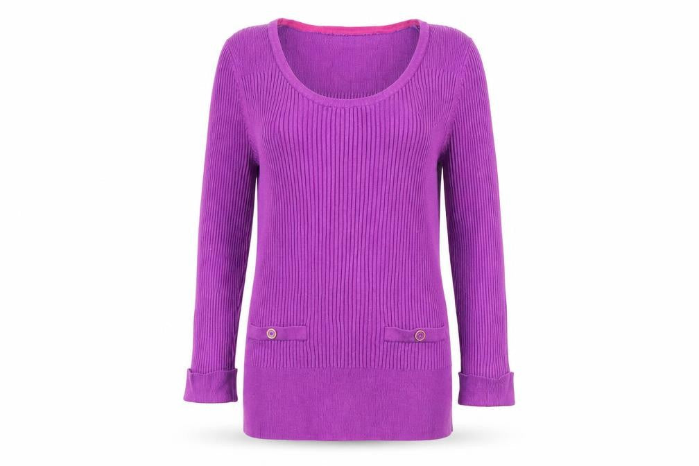 Womens UK Size 8 Marks and Spencer Purple Pullover Jumper