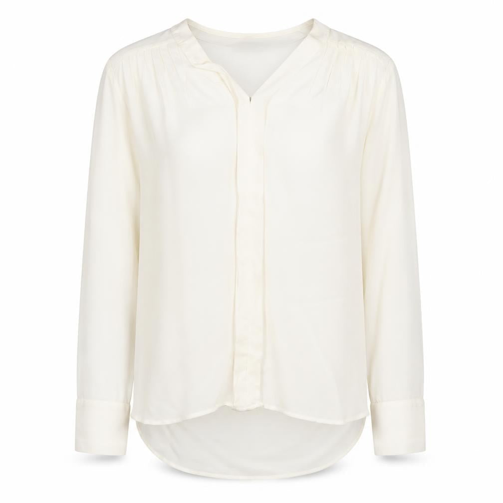 Womens UK Size 8 NEXT Beige Basic Blouse