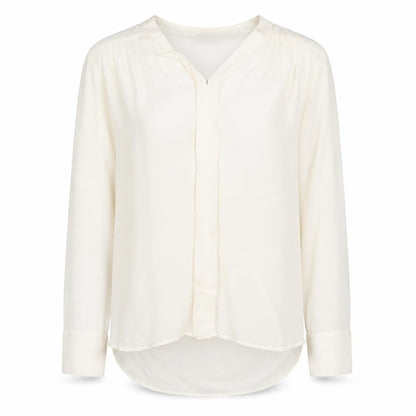 Womens UK Size 8 NEXT Beige Basic Blouse