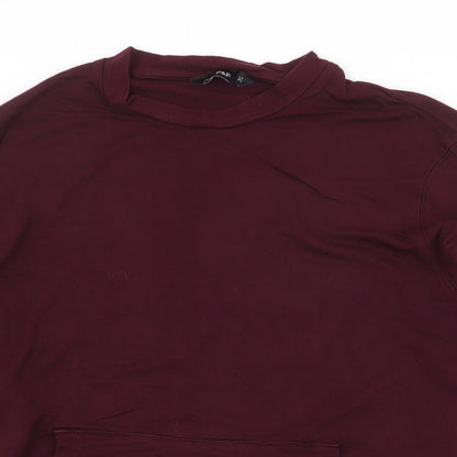 F&F Womens Red Viscose Pullover Sweatshirt Size 18 Pullover