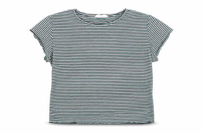Womens UK Size S Cooperative Blue Basic T-Shirt
