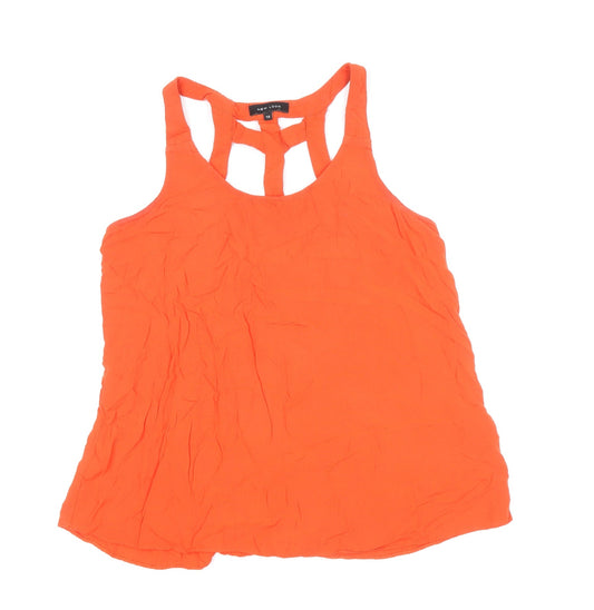 Womens UK Size 12 New Look Red Basic Tank