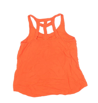 Womens UK Size 12 New Look Red Basic Tank