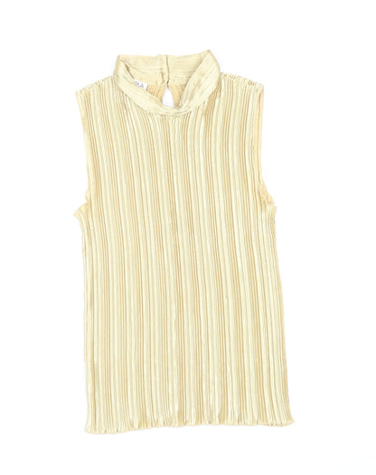Womens UK Size M Nicola Gold Basic Blouse