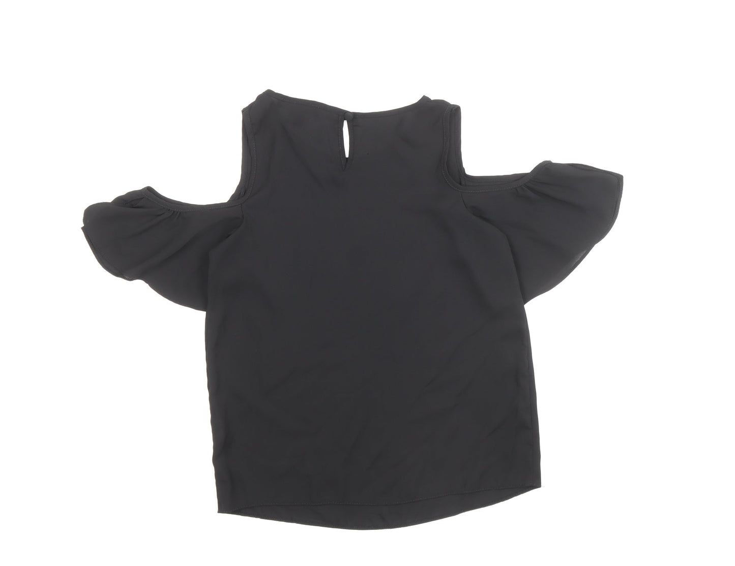 Womens UK Size 6 Atmosphere Black Basic Blouse